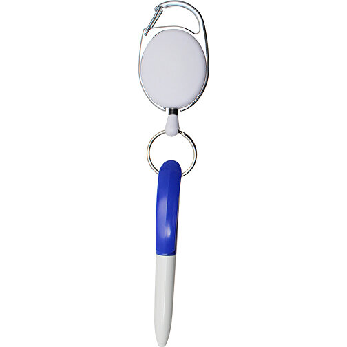Jo-Jo Score-Stift Mit Schlüsselring Blau , blau/weiß, Kunststoff/Metall, 17,50cm (Länge), Bild 1