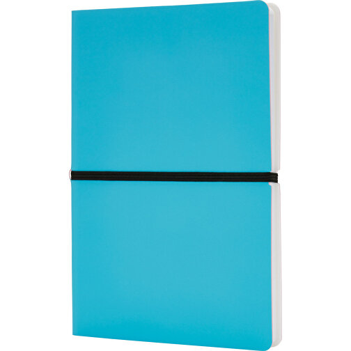 Deluxe Softcover A5 Notizbuch, Blau , blau, Papier, 21,40cm x 1,30cm (Länge x Höhe), Bild 1