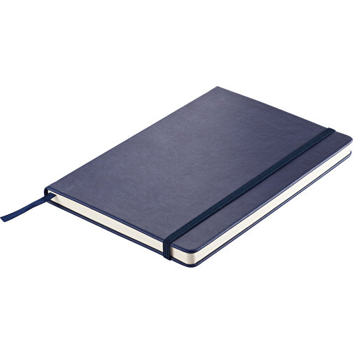 Deluxe Hardcover PU A5 Notizbuch, Navy Blau , navy blau, Papier, 1,50cm x 21,50cm (Länge x Höhe), Bild 3