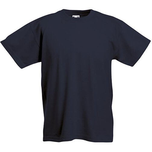Kids Valueweight T-Shirt , Fruit of the Loom, deep navy, 100 % Baumwolle, 152, , Bild 1