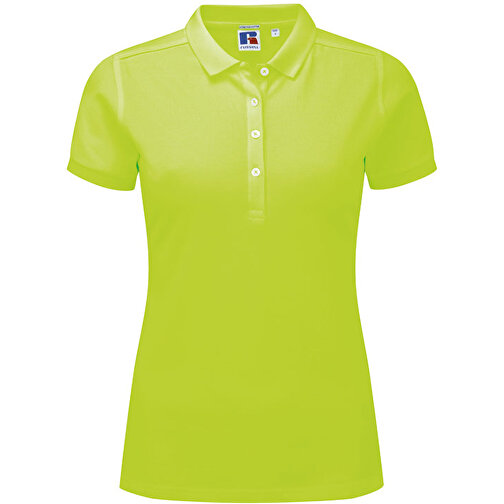 Ladies Stretch Polo , Russell, limette, S, , Bild 1