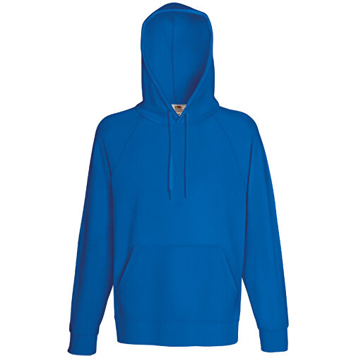 Lightweight Hooded Sweat , Fruit of the Loom, royal, 80 % Baumwolle, 20 % Polyester, L, , Bild 1