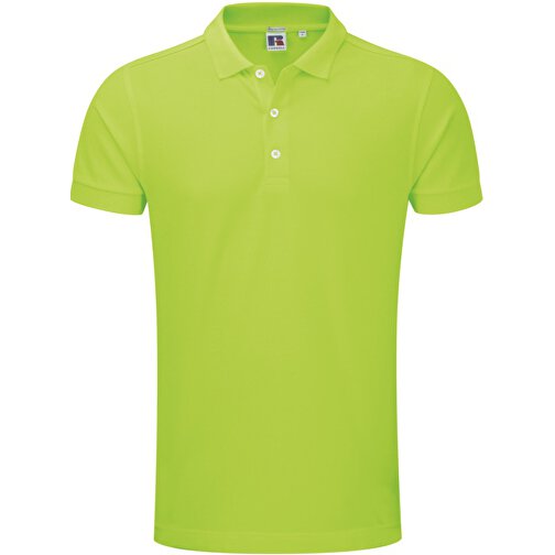Mens Stretch Polo , Russell, limette, S, , Bild 1