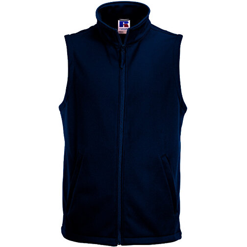 Smart Soft Shell  Gilet Für Herren , Russell, navy blau, 100 % Polyester, S, , Bild 1