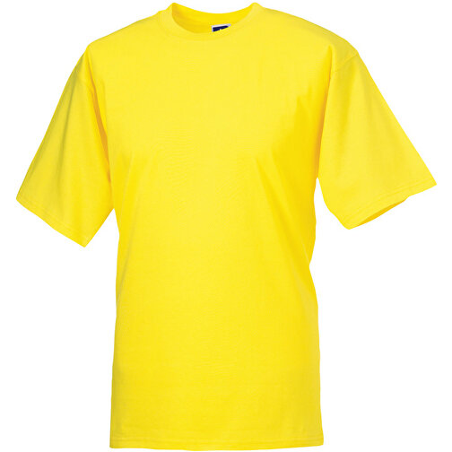 Silver Label T-Shirt , Russell, gelb, 93% Baumwolle, 7% Viskose, L, , Bild 1