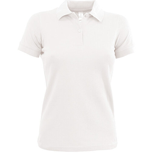 Safran Pure-Women Polo , B&C, weiß, 100 % Baumwolle, 2XL, , Bild 1