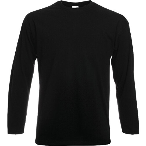 Valueweight Longsleeve T-Shirt , Fruit of the Loom, schwarz, 100 % Baumwolle, M, , Bild 1