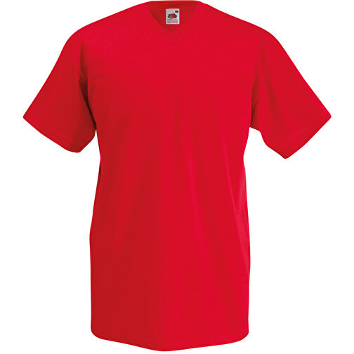 Value V-Neck T-Shirt , Fruit of the Loom, rot, 100 % Baumwolle, M, , Bild 1