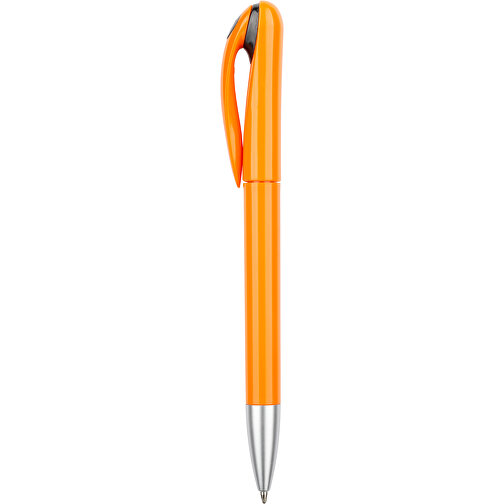 Kugelschreiber Halo , Promo Effects, orange / schwarz, Kunststoff, 14,00cm (Länge), Bild 2