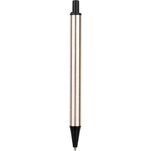 Kugelschreiber Prime , Promo Effects, weiß / gold / schwarz, Metall, Kunststoff, 14,20cm (Länge), Bild 3