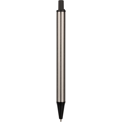 Kugelschreiber Prime , Promo Effects, grau / schwarz, Metall, Kunststoff, 14,20cm (Länge), Bild 3