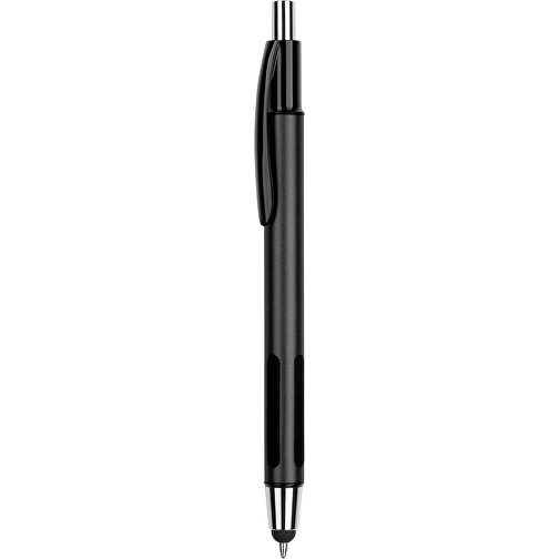 Kugelschreiber Cloud , Promo Effects, schwarz matt, Metall, Kunststoff, 14,50cm (Länge), Bild 1