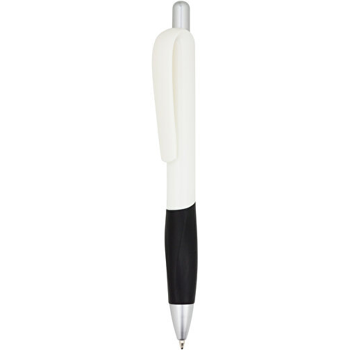 Kugelschreiber Muscle , Promo Effects, schwarz / weiß, Kunststoff, 14,10cm (Länge), Bild 1