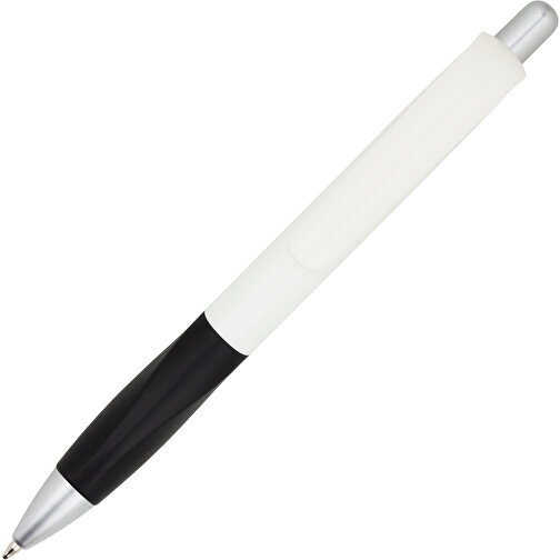 Kugelschreiber Muscle , Promo Effects, schwarz / weiß, Kunststoff, 14,10cm (Länge), Bild 4