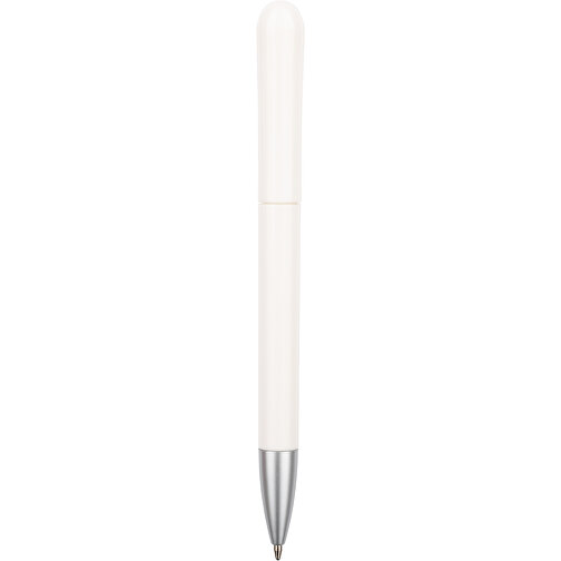 Kugelschreiber Halo , Promo Effects, weiß / schwarz, Kunststoff, 14,00cm (Länge), Bild 3