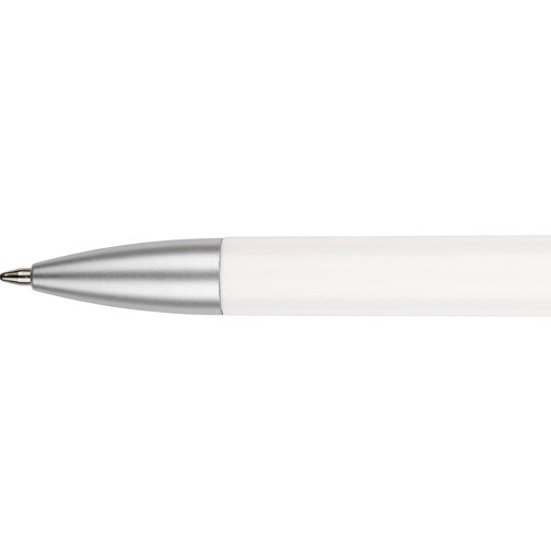 Kugelschreiber Halo , Promo Effects, weiß / gelb, Kunststoff, 14,00cm (Länge), Bild 8