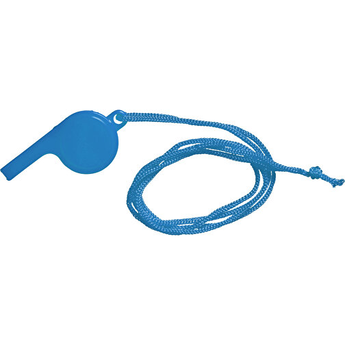 Trillerpfeife Aus Kunststoff Josh , blau, Nylon, PS, 5,60cm x 2,50cm x 2,00cm (Länge x Höhe x Breite), Bild 2