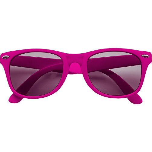 Sonnenbrille Aus Kunststoff Kenzie , rosa, PVC, PC, 15,00cm x 4,60cm x 14,00cm (Länge x Höhe x Breite), Bild 1