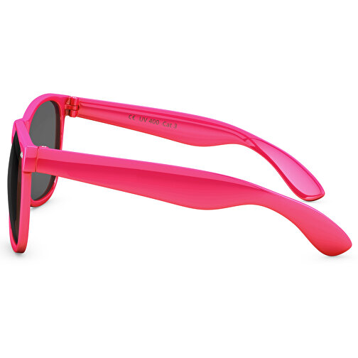 SunShine Glänzend - UV 400 , Promo Effects, pink glänzend, Rahmen aus Polycarbonat und Glass aus AC, 14,50cm x 4,80cm x 15,00cm (Länge x Höhe x Breite), Bild 3