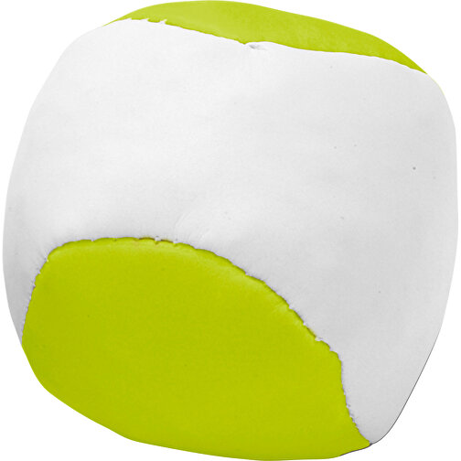 Jonglierball Aus Kunstleder Heidi , limettengrün, Plastik, PVC, PP, 5,10cm (Breite), Bild 1