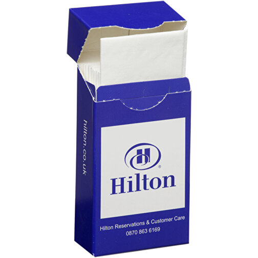 Pocket Box , weiß, Karton Simcote, GC2 300g/m2 0,55 micron, 12,00cm x 6,00cm x 2,70cm (Länge x Höhe x Breite), Bild 2