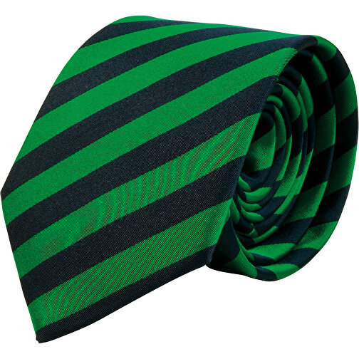Krawatte, Reine Seide, Jacquardgewebt , grün, reine Seide, 148,00cm x 7,50cm (Länge x Breite), Bild 1