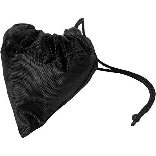 Bungalow Faltbare Polyester Tragetasche 7L , schwarz, 210D Polyester, 38,00cm x 40,60cm (Länge x Höhe), Bild 3