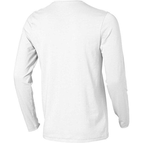 Ponoka Langarmshirt Für Herren , Green Concept, weiß, Single jersey Strick 95% Bio Baumwolle, 5% Elastan, 200 g/m2, XXL, , Bild 2