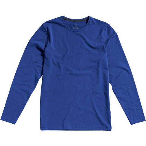 Ponoka Langarmshirt Für Herren , Green Concept, blau, Single jersey Strick 95% Bio Baumwolle, 5% Elastan, 200 g/m2, M, , Bild 5