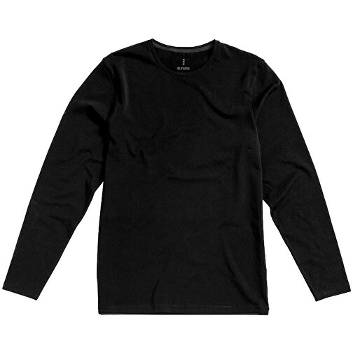 Ponoka Langarmshirt Für Herren , Green Concept, schwarz, Single jersey Strick 95% Bio Baumwolle, 5% Elastan, 200 g/m2, XXXL, , Bild 5