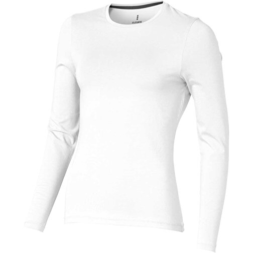 Ponoka Langarmshirt Für Damen , Green Concept, weiß, Single jersey Strick 95% Bio Baumwolle, 5% Elastan, 200 g/m2, M, , Bild 1