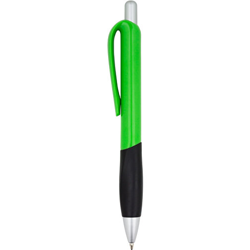 Kugelschreiber Muscle , Promo Effects, grün / schwarz, Kunststoff, 14,10cm (Länge), Bild 2