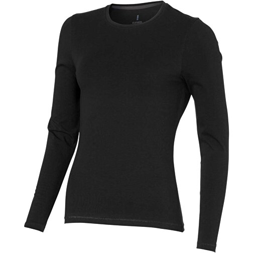 Ponoka Langarmshirt Für Damen , Green Concept, schwarz, Single jersey Strick 95% Bio Baumwolle, 5% Elastan, 200 g/m2, S, , Bild 1
