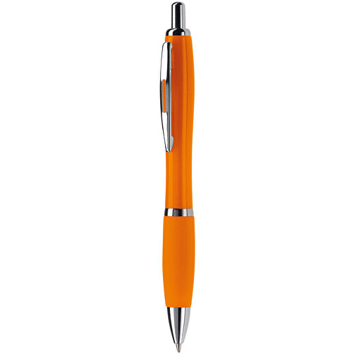 Kugelschreiber Hawaï Hardcolour , orange, ABS & Metall, 14,00cm (Länge), Bild 1