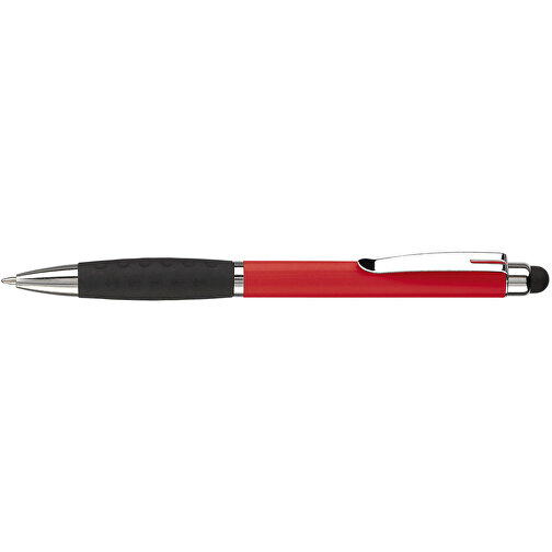Kugelschreiber Mercurius Mit Touch , rot, ABS & Metall, 13,70cm (Länge), Bild 3