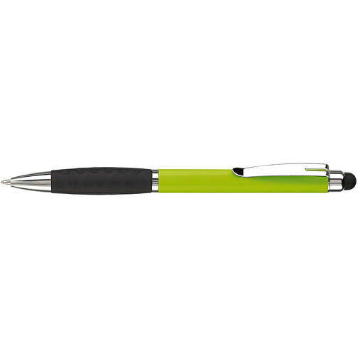Kugelschreiber Mercurius Mit Touch , hellgrün, ABS & Metall, 13,70cm (Länge), Bild 3