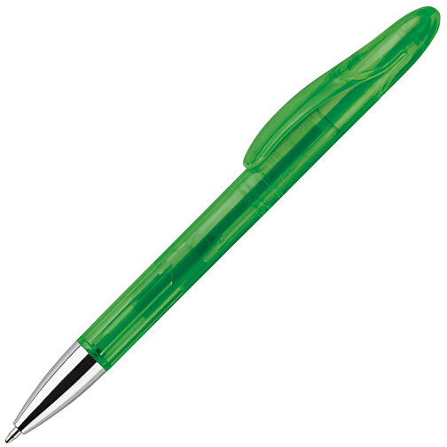 Kugelschreiber Speedy Transparent , transparente hellgrün, ABS, 14,30cm (Länge), Bild 2