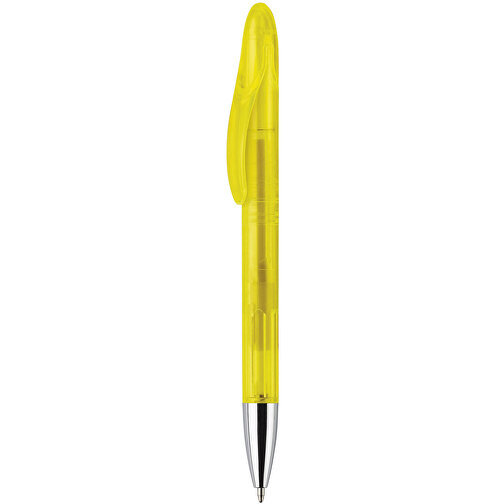 Kugelschreiber Speedy Transparent , transparent gelb, ABS, 14,30cm (Länge), Bild 1