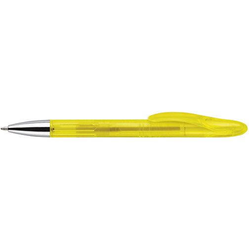 Kugelschreiber Speedy Transparent , transparent gelb, ABS, 14,30cm (Länge), Bild 3