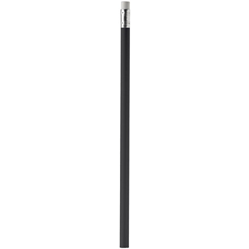 Bleistift Mit Radiergummi , schwarz, Holz (FSC zertifiziert), 18,60cm (Länge), Bild 1