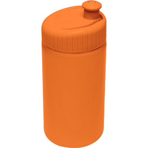 Sportflasche Design 500ml , orange, LDPE & PP, 17,80cm (Höhe), Bild 2