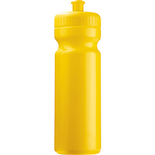 Sportflasche Classic 750ml , gelb, LDPE & PP, 24,80cm (Höhe), Bild 1