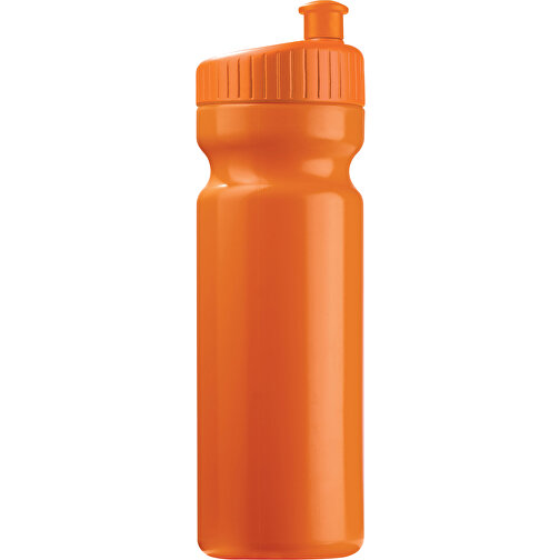 Sportflasche Design 750ml , orange, LDPE & PP, 24,80cm (Höhe), Bild 1