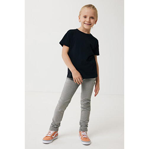 Iqoniq Koli Kids T-Shirt Aus Recycelter Baumwolle , schwarz, 30% recycelte und 70% biologische Baumwolle, 11-12, 60,00cm x 0,50cm (Länge x Höhe), Bild 7