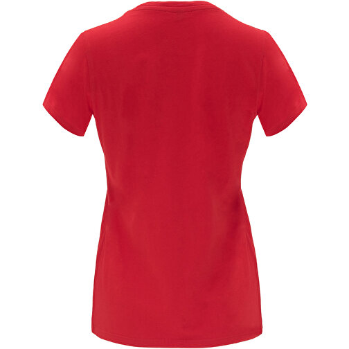 Capri T-Shirt Für Damen , rot, Single jersey Strick 100% Baumwolle, 170 g/m2, L, , Bild 3