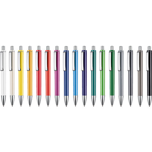 Kugelschreiber EXOS M , Ritter-Pen, schwarz, ABS u. Metall, 14,10cm (Länge), Bild 4