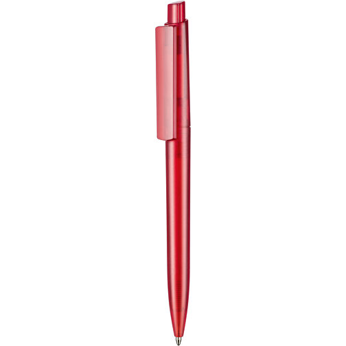 Kugelschreiber CREST FROZEN , Ritter-Pen, feuer-rot-TR/FR, ABS-Kunststoff, 14,90cm (Länge), Bild 1