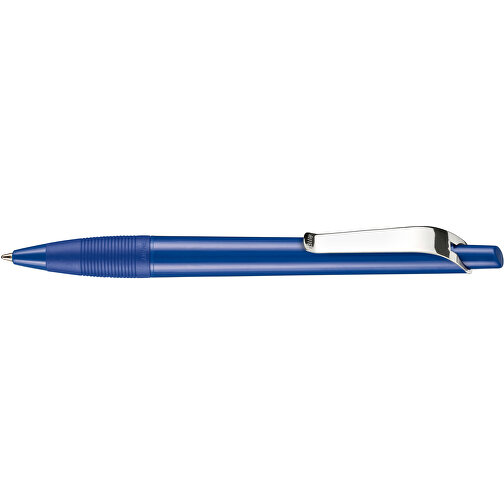 Kugelschreiber Bond Shiny , Ritter-Pen, azurblau, ABS u. Metall, 14,30cm (Länge), Bild 3