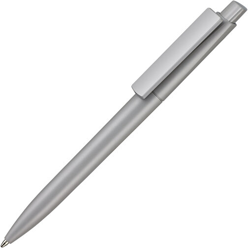 Kugelschreiber Crest , Ritter-Pen, steingrau, ABS-Kunststoff, 14,90cm (Länge), Bild 2