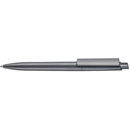 Kugelschreiber Crest , Ritter-Pen, dunkelgrau, ABS-Kunststoff, 14,90cm (Länge), Bild 3